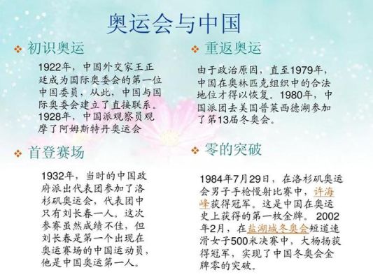 关于奥运会运动员的资料？关于奥运会的资料