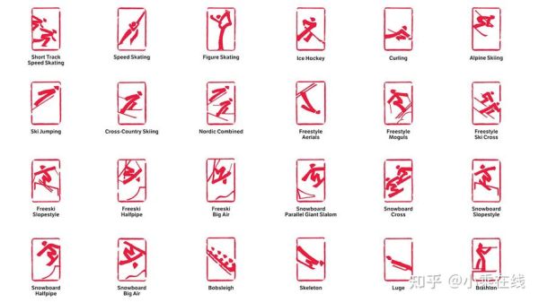 2008年冬奥标志？奥运会运动项目图标