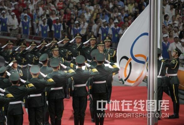 08年北京奥运会各国家运动员是全员入场吗？北京奥运会仪仗队进场