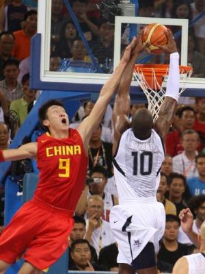 08年奥运会中国男篮对美国有谁打过NBA？奥运会nba打中国