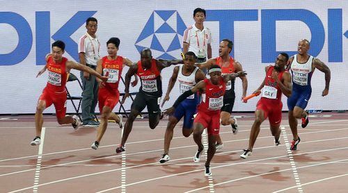 2012年伦敦奥运会4x100接力决赛亚军（伦敦奥运会接力）