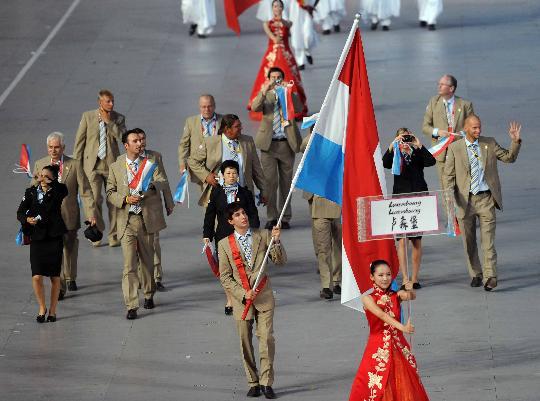 08年北京奥运会各国家运动员是全员入场吗（老外 北京奥运会）