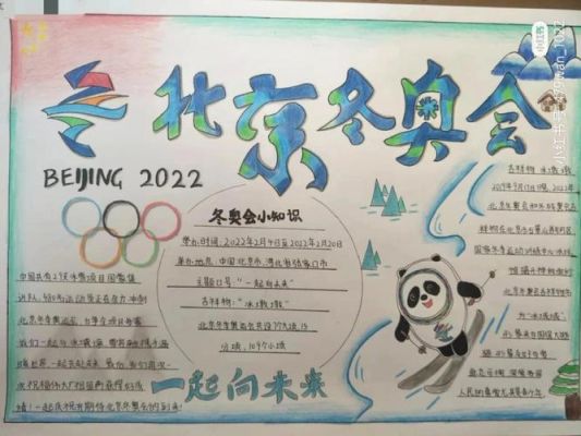 2022年冬天奥运会手抄报（洛杉矶奥运会手抄报装饰）