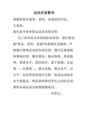 ∨、2008年奥运会运动员的宣誓词是什么（奥运会运动员誓词）