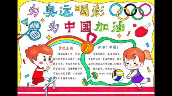 2022年东京奥运会，手抄报（今年奥运会小报）