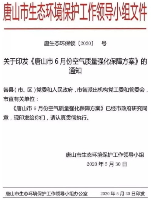 唐山22家钢企停限产方案（奥运会唐山限产）