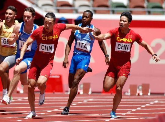 4x100米接力世界纪录（4100东京奥运会）