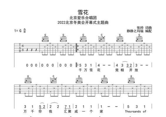 冬奥雪花寓意（奥运会 雪花 吉他）