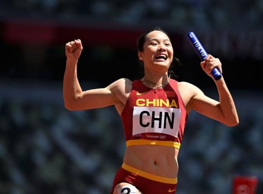 世界男女混合接力田径4x100纪录（奥运会 女子 接力）